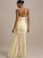 Marivelle V-Neck Ruched Dress