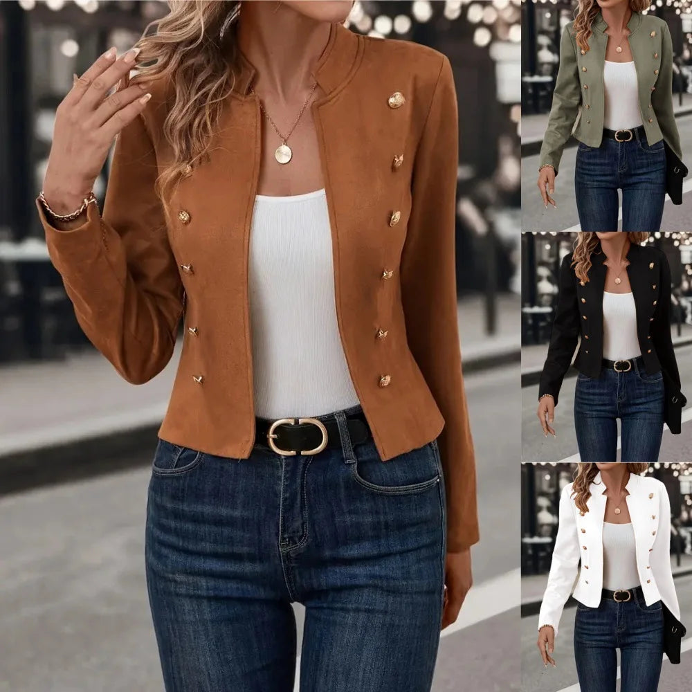 Charlotte Military Button Blazer