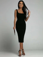 Ava Ribbed Knit Bodycon Dress