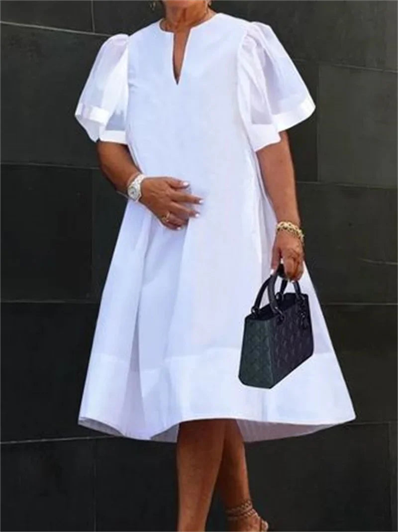 Elora Casual A-Line Midi