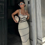 Ella Elegant Knit Suspender Dress