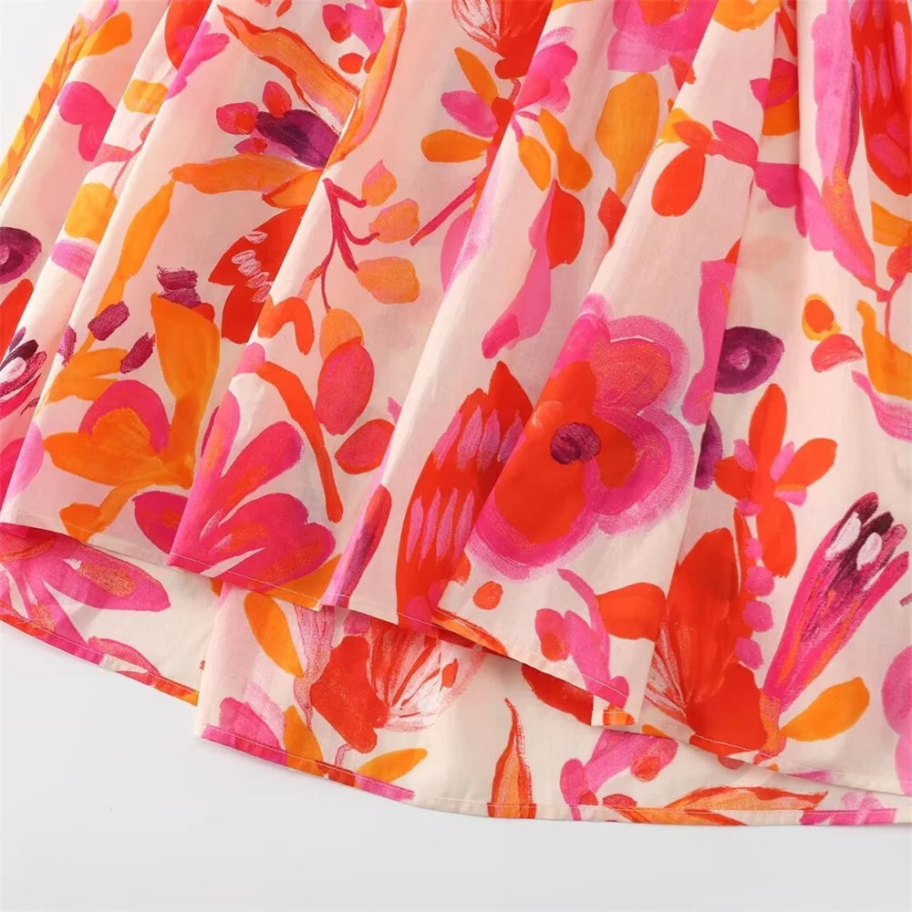 Sienna Chic Tassel Print Maxi Dress