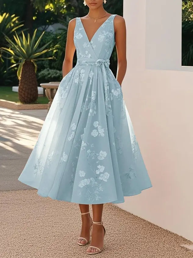 Aurelia Printed Maxi Dress