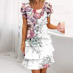 Sophia Elegant Printed Dress
