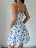 Lila Chic Floral Mini Dress