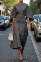 Cleo Belted Elegance Dress