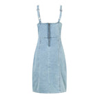 Amelia Denim Elegance Bodycon Dress