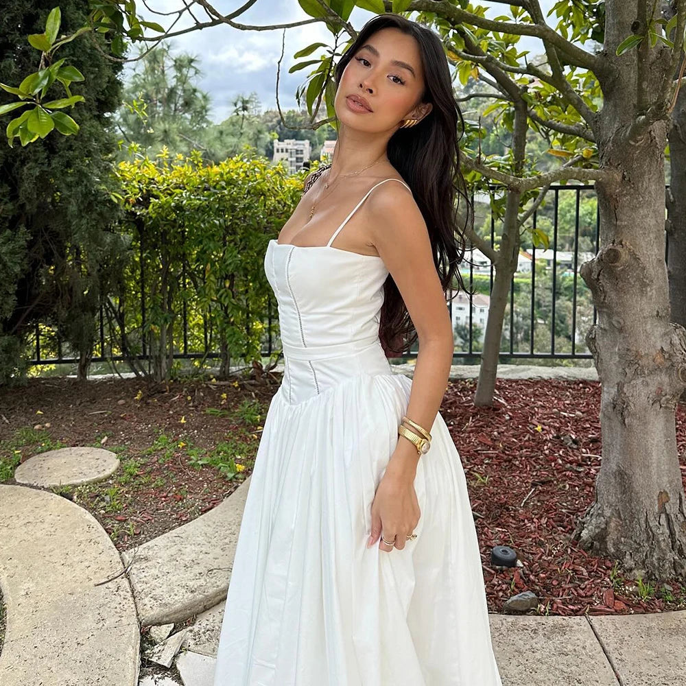 Alina Elegant Hollow Out Maxi Dress