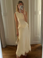 Alessia Tassel Two-Piece Set