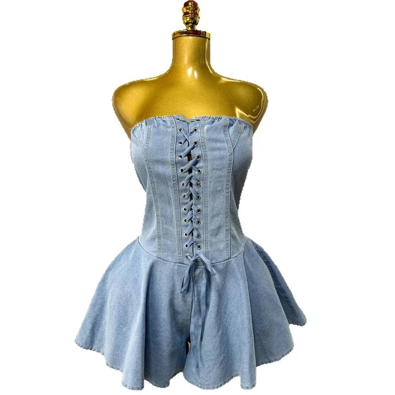 Noemi Retro Denim Mini