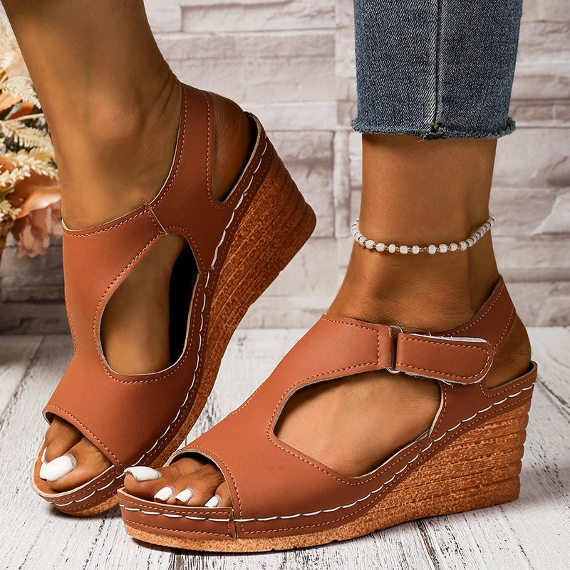 Savannah Comfort Wedge Sandals