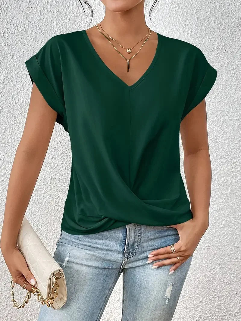 Luna Serene V-Neck Top