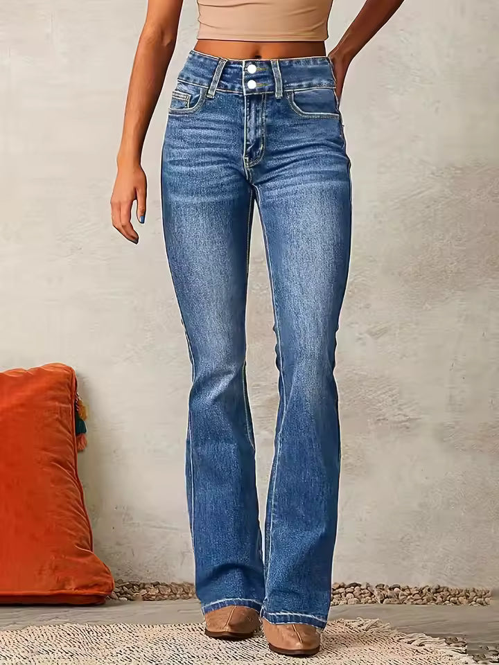 Riley High-Rise Flare Jeans