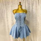 Noemi Retro Denim Mini