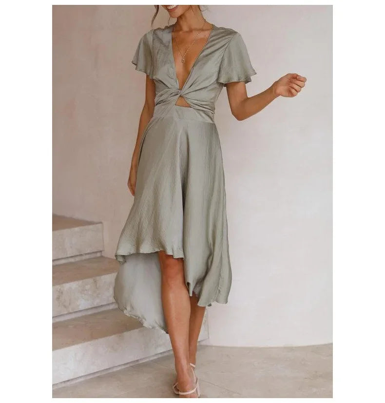 Isabella Soft Wrap Dress