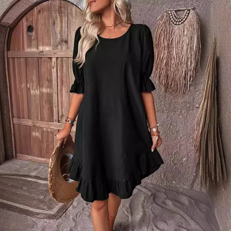 Chloe Ruffle Hem Dress
