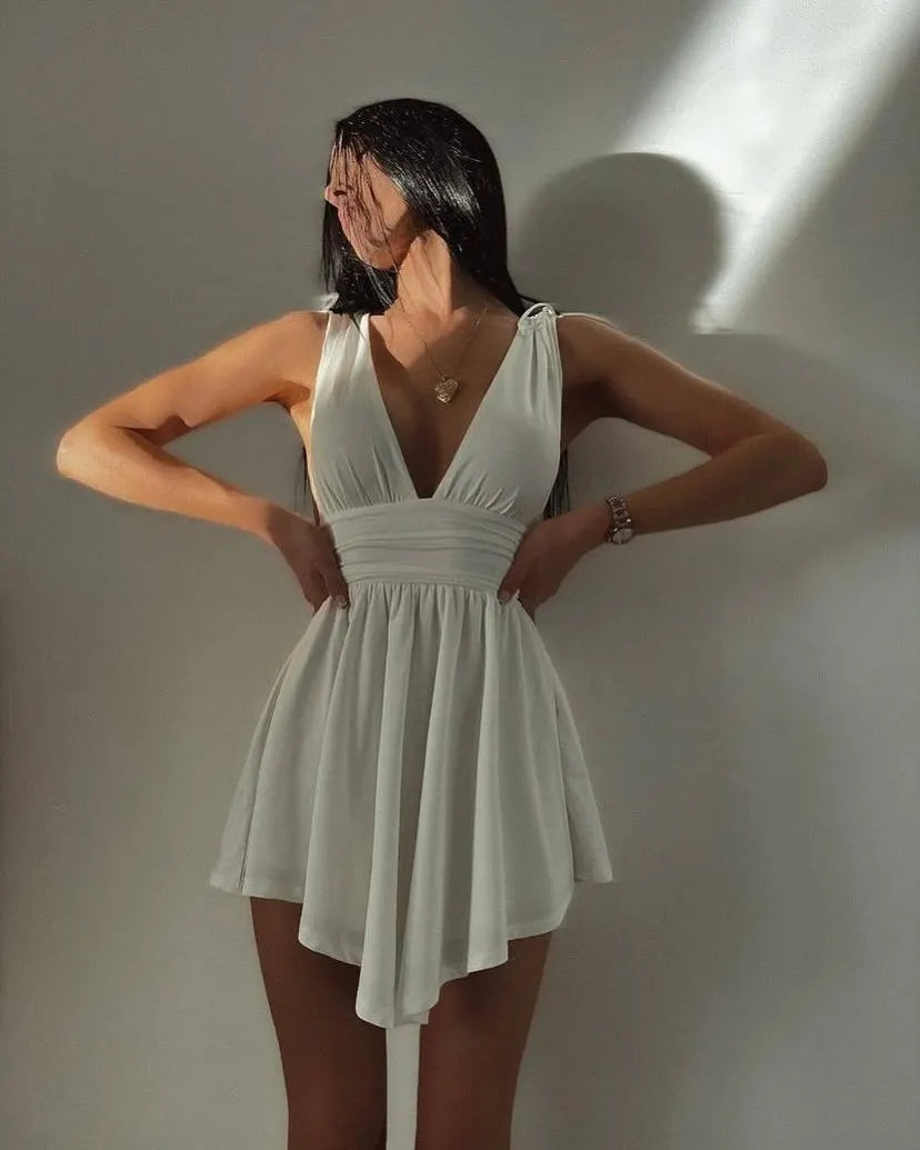 Amara Slim Fit Lace-Up Dress