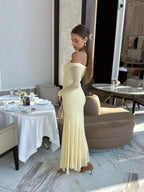 Serena Elegant Backless Maxi Dress