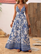 Maya Printed Maxi Dress