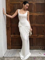Marielle Pleated Evening Gown