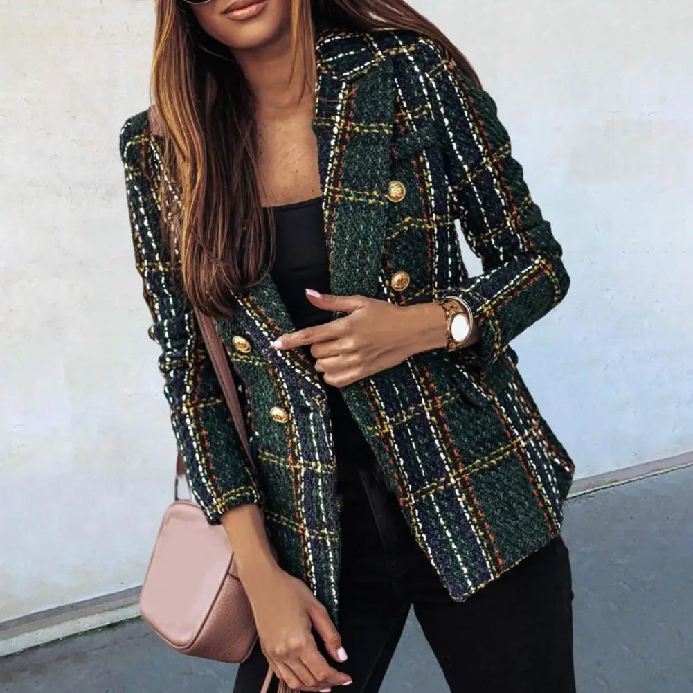 Dahlia Plaid Blazer