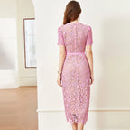 Isla Elegant Lace Bodycon Dress