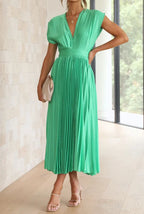 Isabella Luxe Pleated Dress