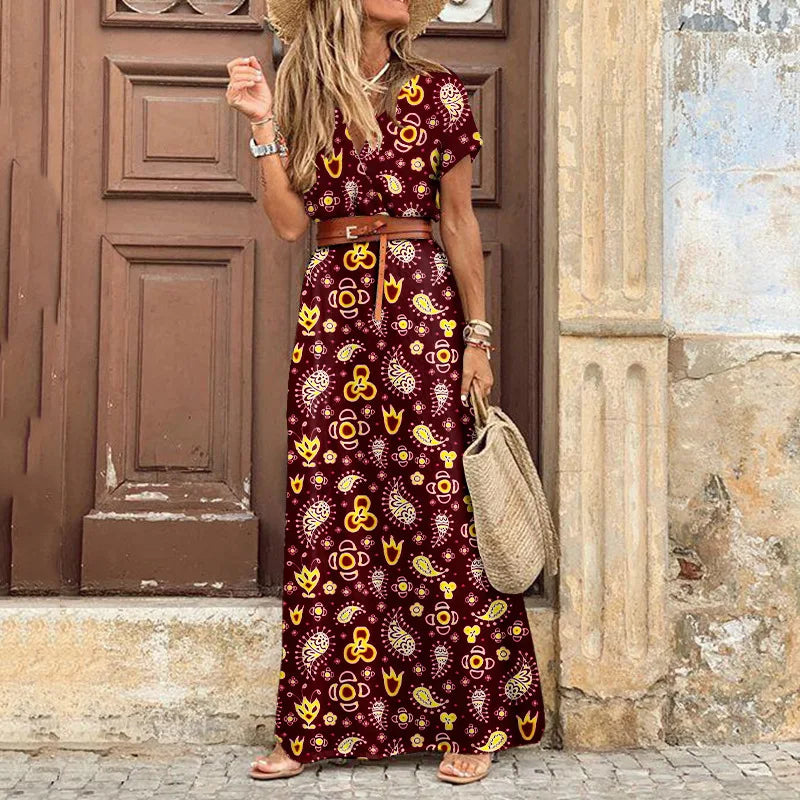 Elara Floral Maxi Dress