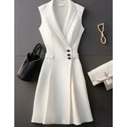 Marceline Tailored Vest Dress
