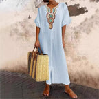 Lila Boho Soul Maxi Dress