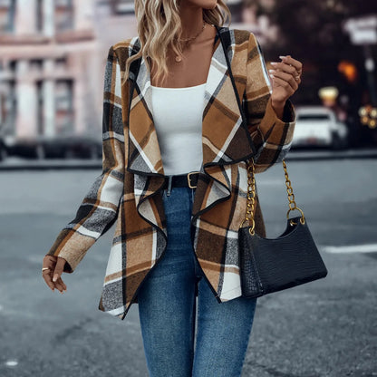 Amara Plaid Jacket