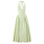 Sienna Halter A-Line Midi Dress