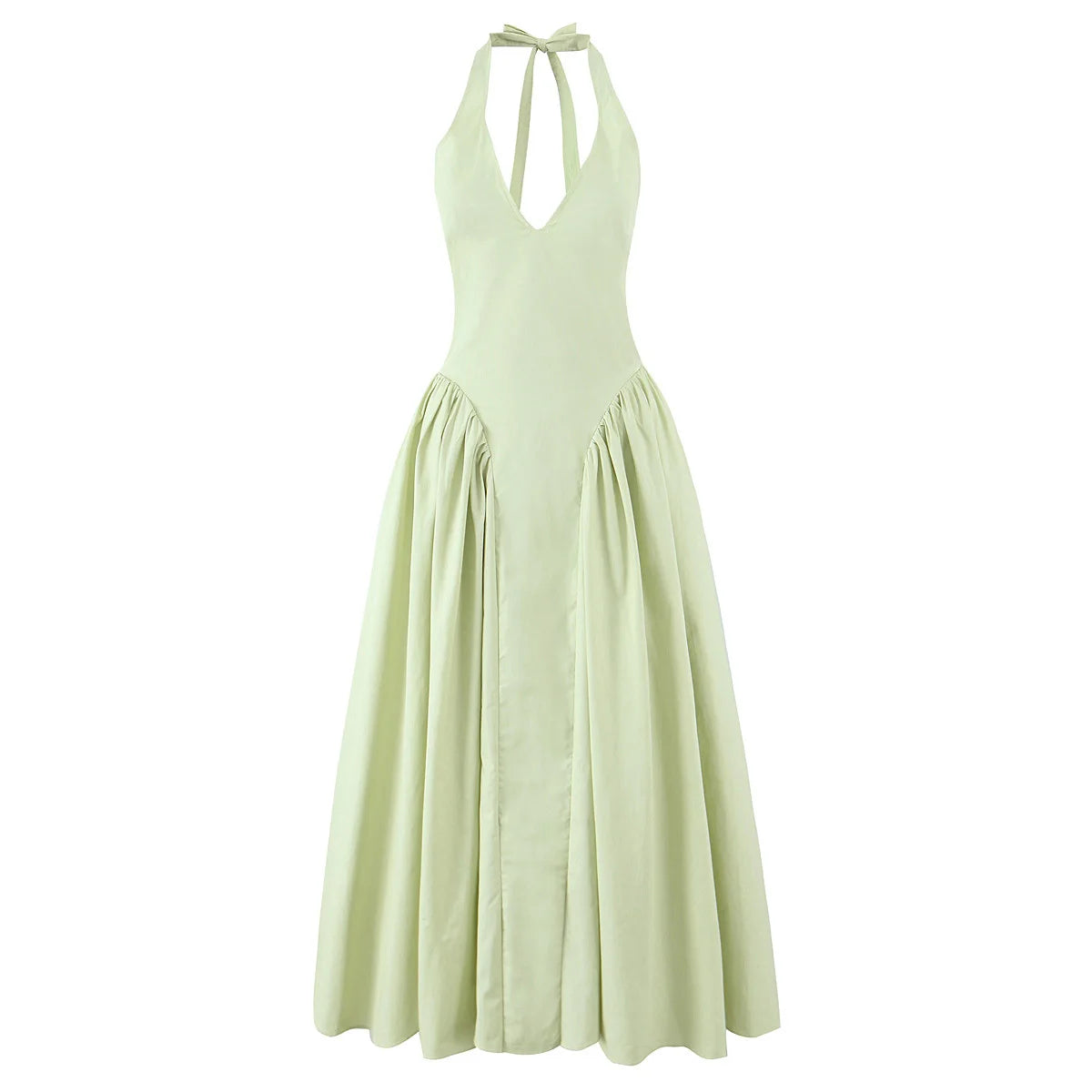 Sienna Halter A-Line Midi Dress