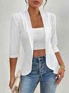Elsie Embroidered Light Cardigan