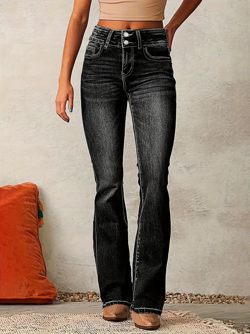 Riley High-Rise Flare Jeans