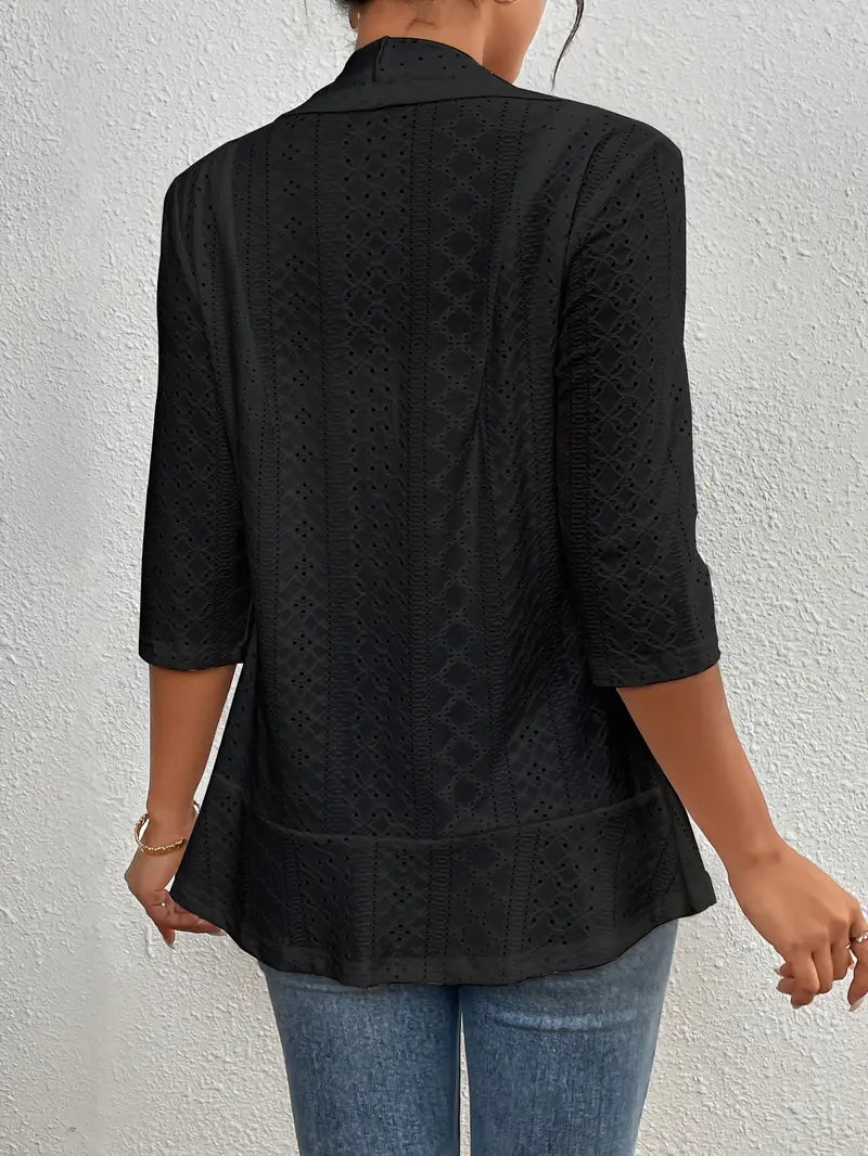 Elsie Embroidered Light Cardigan