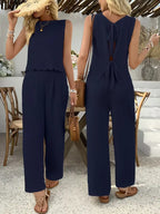Leah Tie-Back Ruffle Hem Set