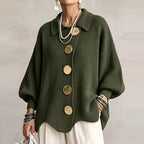 Karina collared cardigan in Olive